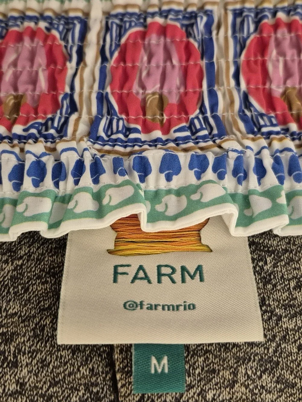 Farm Rio Flowers Beach Midi Dress - Picture 2 of 9
